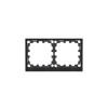 Рамка 2-м KANT черн. уголь DKC 7012904