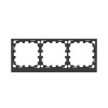 Рамка 3-м KANT черн. уголь DKC 7012906