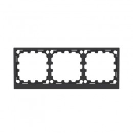 Рамка 3-м KANT черн. уголь DKC 7012906