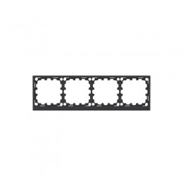 Рамка 4-м KANT черн. уголь DKC 7012908