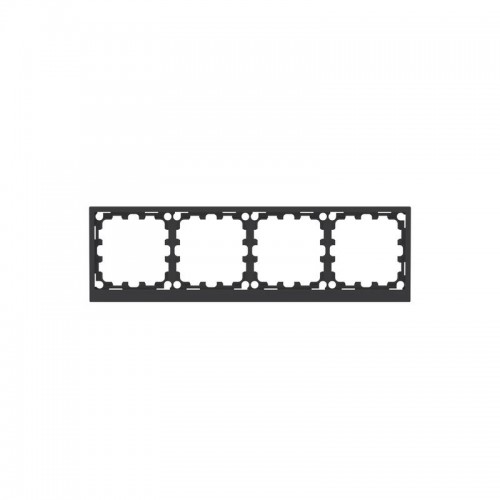 Рамка 4-м KANT черн. уголь DKC 7012908