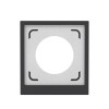 Рамка 1-м KANT IP44 черн. уголь DKC 7012942