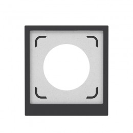 Рамка 1-м KANT IP44 черн. уголь DKC 7012942