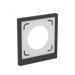 Рамка 1-м KANT IP44 черн. уголь DKC 7012942