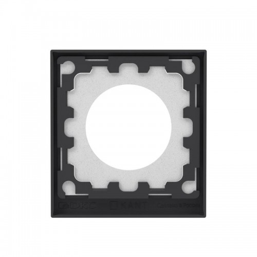 Рамка 1-м KANT IP44 черн. уголь DKC 7012942