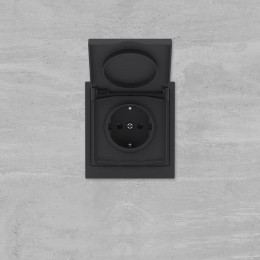 Рамка 1-м KANT IP44 черн. уголь DKC 7012942