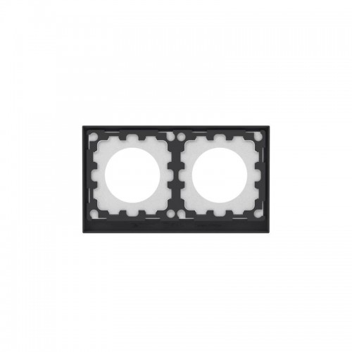 Рамка 2-м KANT IP44 черн. уголь DKC7012944