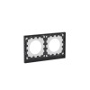 Рамка 2-м KANT IP44 черн. уголь DKC7012944
