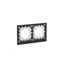 Рамка 2-м KANT IP44 черн. уголь DKC7012944