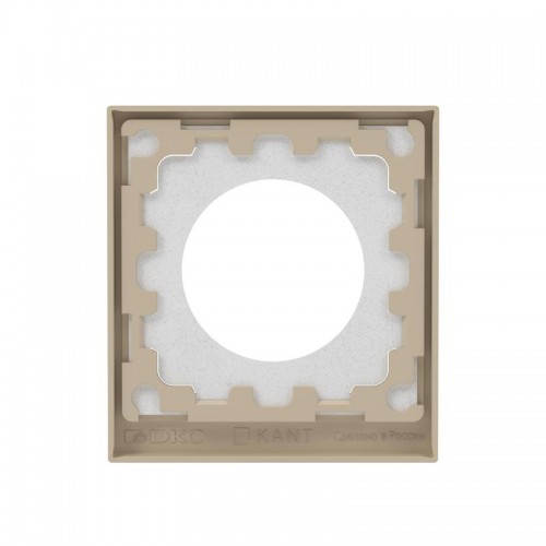 Рамка 1-м KANT IP44 ванильн. марципан DKC 7015942