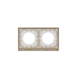 Рамка 2-м KANT IP44 ванильн. марципан DKC 7015944