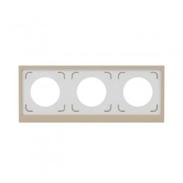 Рамка 3-м KANT IP44 ванильн. марципан DKC 7015946