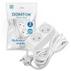 Удлинитель 2х3м без заземл. 10А IP20 2.2кВт ПВС 2х1 бел. DOMTOK 2346