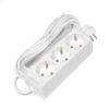 Удлинитель 3х7м с заземл. 16А IP20 3.5кВт ПВС 3х1 бел. DOMTOK 2393