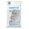 Разветвитель 3-м плоский без заземл. 10А 2200Вт 250В бел. DОМТОК 2655