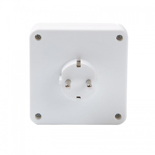 Разветвитель 4-м квадрат с заземл. 16А 3500Вт 250В бел. DОМТОК 2661