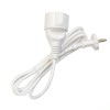 Удлинитель-шнур 1х2м без заземл. 10А IP20 ПВС 2х1 бел. DOMTOK 2335