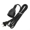 Удлинитель-шнур 1х2м без заземл. 10А IP20 ПВС 2х1 черн. DOMTOK 2338