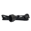 Удлинитель-шнур 1х3м без заземл. 10А IP20 ПВС 2х1 черн. DOMTOK 2339