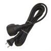 Удлинитель-шнур 1х5м без заземл. 10А IP20 ПВС 2х1 черн. DOMTOK 2340
