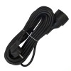 Удлинитель-шнур 1х10м с заземл. 16А IP20 ПВС 3х1 черн. DOMTOK 2360