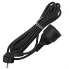 Удлинитель-шнур 1х3м с заземл. 16А IP20 ПВС 3х1 черн. DOMTOK 2342
