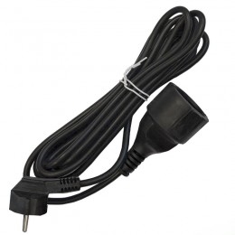 Удлинитель-шнур 1х3м с заземл. 16А IP20 ПВС 3х1 черн. DOMTOK 2342