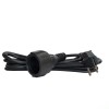 Удлинитель-шнур 1х3м с заземл. 16А IP20 ПВС 3х1 черн. DOMTOK 2342