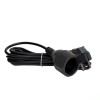 Удлинитель-шнур 1х5м с заземл. 16А IP20 ПВС 3х1 черн. DOMTOK 2359