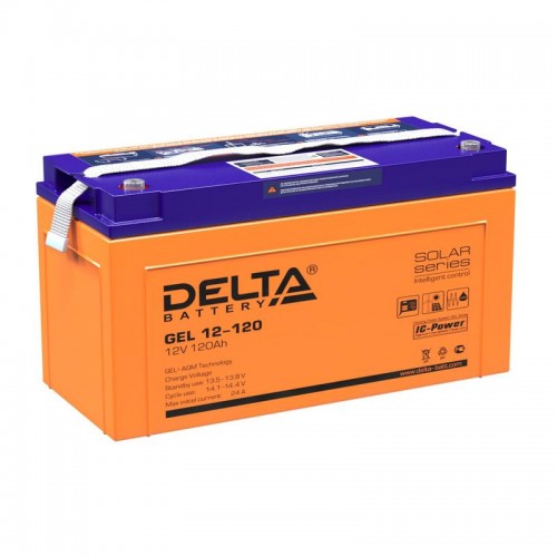 Аккумулятор GEL 12В 12А.ч GEL 12-120 Delta 4614010140002