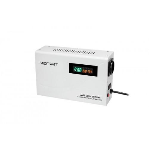 Стабилизатор напряжения настенный SMARTWATT AVR SLIM 500RW 4512020310002