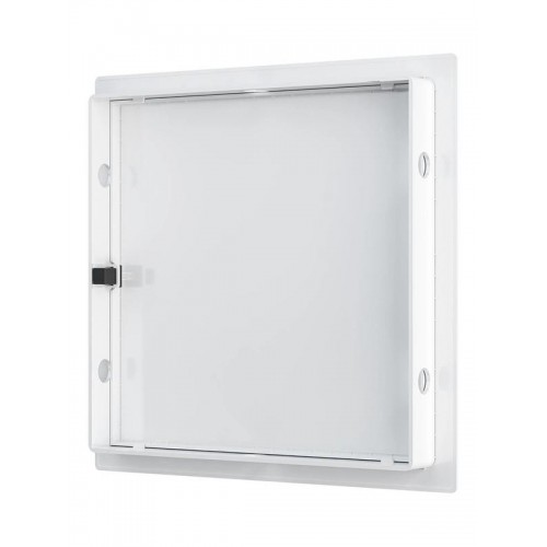 Люк ревизионный LN фланец 200х200 нажимной 224х224 пластик EVECS L2020N