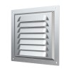 Решетка вентиляционная вытяжная стальная с оцинк. покрытием 150х150мм ERA 1515МЦ