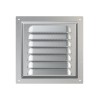 Решетка вентиляционная вытяжная стальная с оцинк. покрытием 150х150мм ERA 1515МЦ