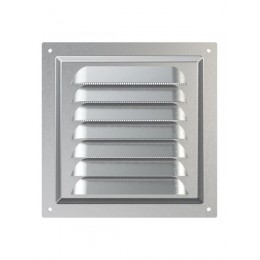 Решетка вентиляционная вытяжная стальная с оцинк. покрытием 150х150мм ERA 1515МЦ