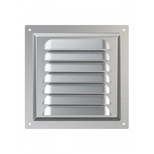Решетка вентиляционная вытяжная стальная с оцинк. покрытием 150х150мм ERA 1515МЦ