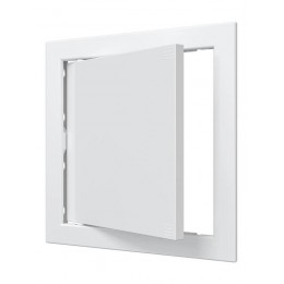 Люк-дверца ревизионный нажимной 218х218мм фланец 196х196мм AURAMAX AD2020