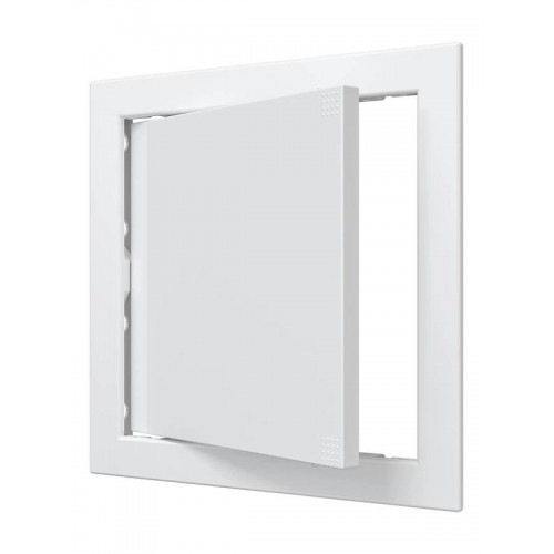 Люк-дверца ревизионный нажимной 218х218мм фланец 196х196мм AURAMAX AD2020