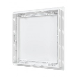 Люк-дверца ревизионный нажимной 218х218мм фланец 196х196мм AURAMAX AD2020