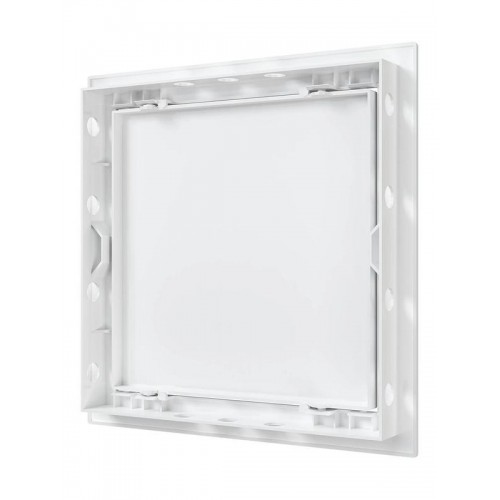 Люк-дверца ревизионный нажимной 218х218мм фланец 196х196мм AURAMAX AD2020