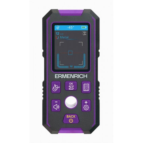 Детектор скрытой проводки Ping SM70 фиолет. Ermenrich 83841