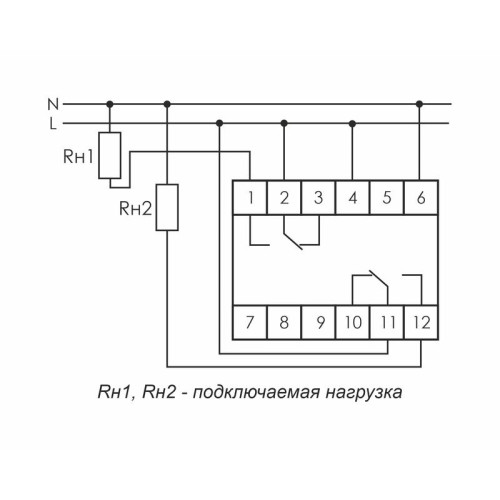 Реле времени PCU-507 2х8А 230В 2п IP20 многофункц. 2 независимых времен. 1 мод. монтаж на DIN-рейке F&F EA02.001.022