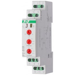 Реле уровня жидкости PZ-818 (без датчиков; двухуровн.; выбор режима работы; раздел. регулир. задержки переключ. по уровням; 1 модуль; монтаж на DIN-рейке) F&F EA08.001.009