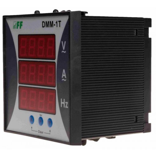 Указатель многофункциональный DMM-1T Uизм. 12-400В AC Iизм. 0.05-5; 1-9000 с внешн. ТТ Uпит. F&F EA04.011.002