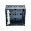 Коробка распределительная 140х140х76мм IP66 в комплекте с клеммным рядом 10х10кв.мм 76А черн. Extherm JB-100-BL