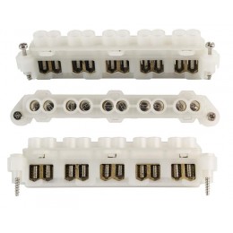 Коробка распределительная 140х140х76мм IP66 в комплекте с клеммным рядом 10х10кв.мм 76А черн. Extherm JB-100-BL