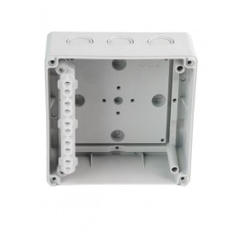 Коробка распределительная 140х140х76мм IP66 в комплекте с клеммным рядом 10х10кв.мм 76А сер. Extherm JB-100-GR