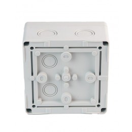 Коробка распределительная 140х140х76мм IP66 в комплекте с клеммным рядом 10х10кв.мм 76А сер. Extherm JB-100-GR