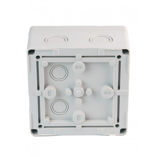 Коробка распределительная 140х140х76мм IP66 в комплекте с клеммным рядом 10х10кв.мм 76А сер. Extherm JB-100-GR