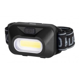 Фонарь налобный H9-L1W-bk 1Вт COB 100лм 3 режима: 100проц./30проц./мигающ. 3хAAA (не в компл.) ФАZА 5022386